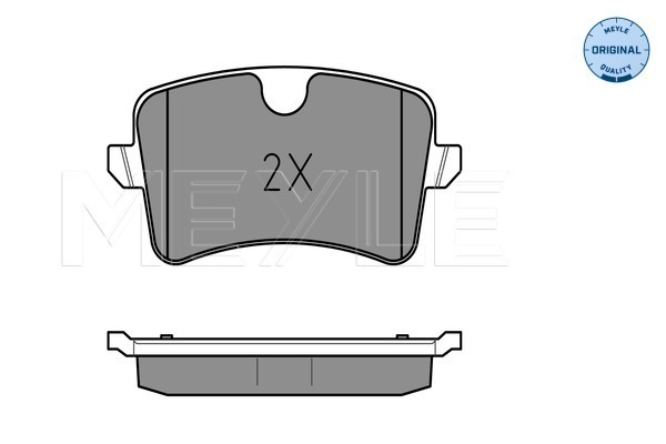 Brake Pad Set, disc brake - 025 246 0617/W MEYLE