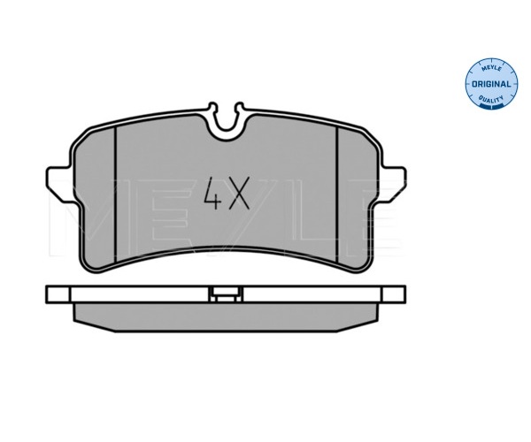 Brake Pad Set, disc brake - 025 246 4317 MEYLE