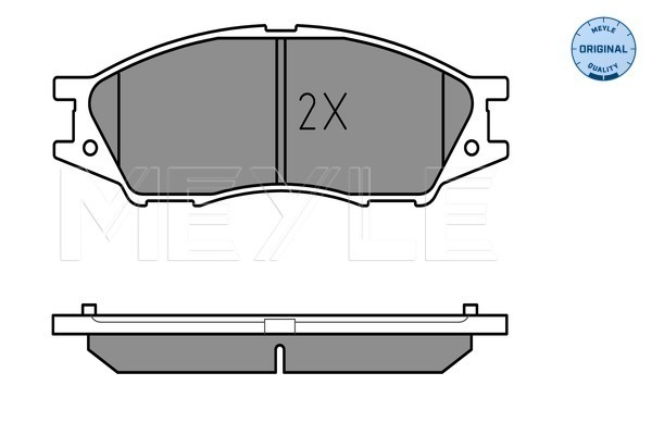 Brake Pad Set, disc brake - 025 246 4815/W MEYLE