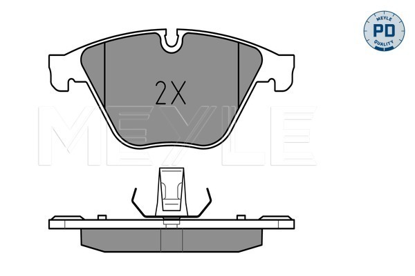Brake Pad Set, disc brake - 025 246 8820/PD MEYLE