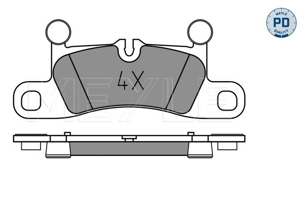 Brake Pad Set, disc brake - 025 247 2116/PD MEYLE
