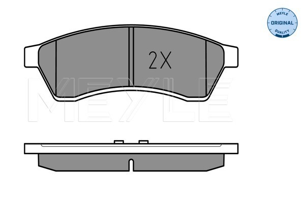 Brake Pad Set, disc brake - 025 247 4414/W MEYLE