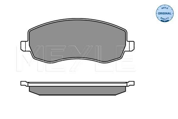 Brake Pad Set, disc brake - 025 248 3919/W MEYLE