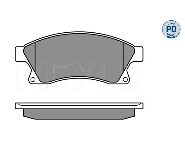 Brake Pad Set, disc brake - 025 250 3118/PD MEYLE