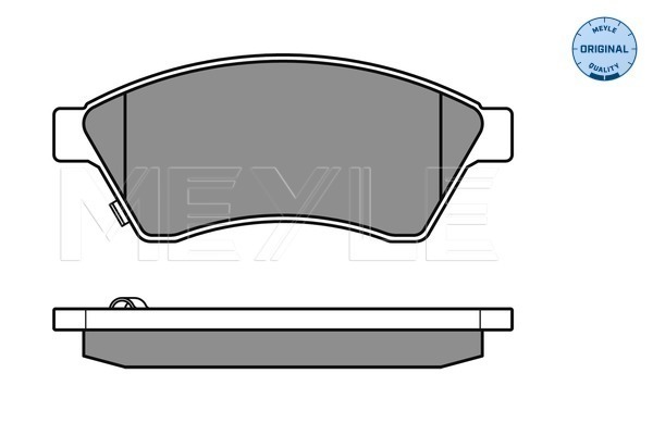 Brake Pad Set, disc brake - 025 250 3118/W MEYLE