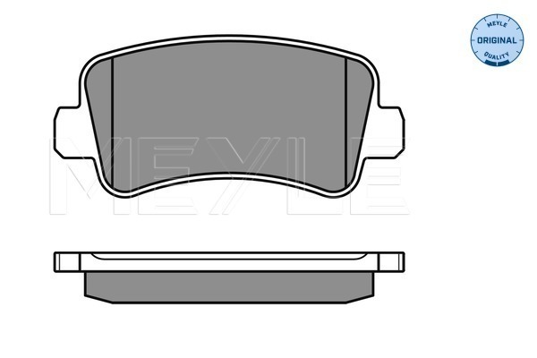 Brake Pad Set, disc brake - 025 251 1218/W MEYLE