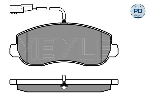 Brake Pad Set, disc brake - 025 251 4718/PD MEYLE