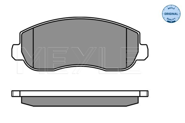 Brake Pad Set, disc brake - 025 251 4718/W MEYLE