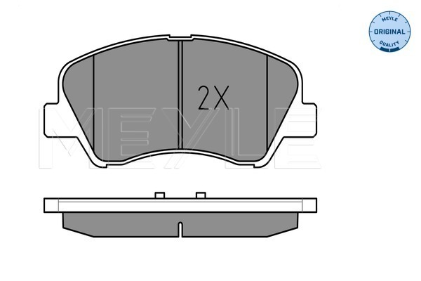 Brake Pad Set, disc brake - 025 253 4818 MEYLE