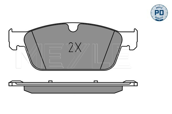 Brake Pad Set, disc brake - 025 255 3119/PD MEYLE