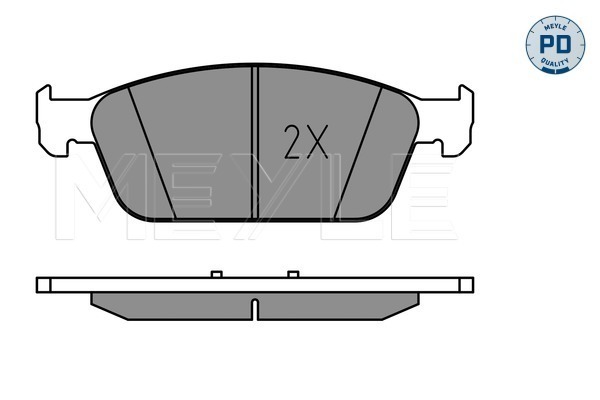 Brake Pad Set, disc brake - 025 255 5518/PD MEYLE