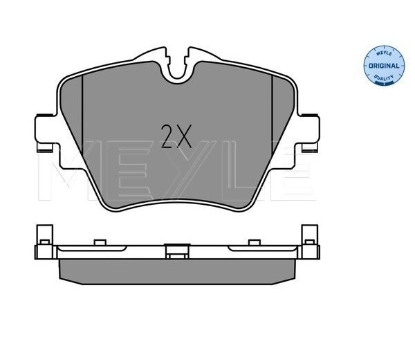 Brake Pad Set, disc brake - 025 256 1718 MEYLE