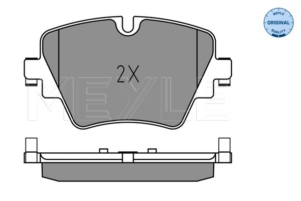 Brake Pad Set, disc brake - 025 256 1718 MEYLE