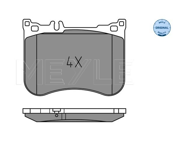 Brake Pad Set, disc brake - 025 257 0617 MEYLE
