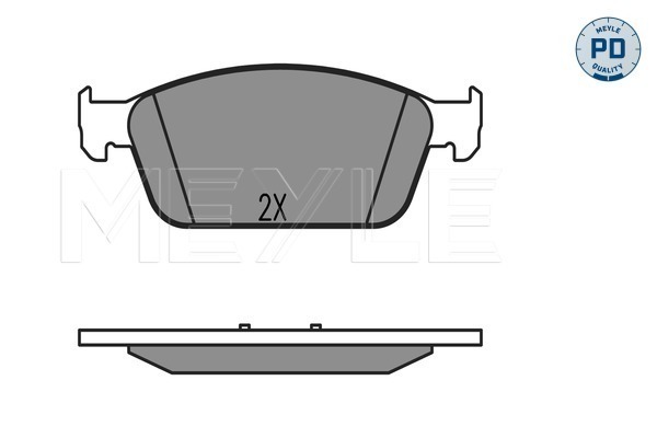 Brake Pad Set, disc brake - 025 257 3618/PD MEYLE