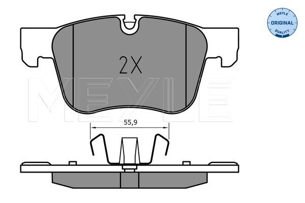 Brake Pad Set, disc brake - 025 258 3317 MEYLE