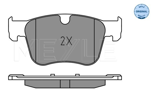 Brake Pad Set, disc brake - 025 258 3317 MEYLE