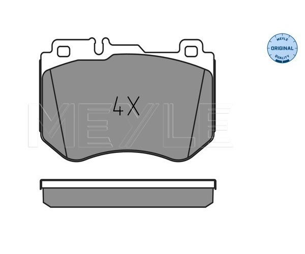 Brake Pad Set, disc brake - 025 259 9719 MEYLE