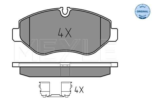 Brake Pad Set, disc brake - 025 291 9220 MEYLE
