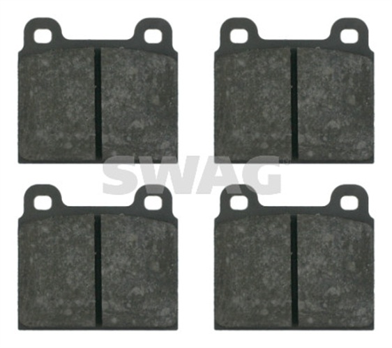 Brake Pad Set, disc brake - 10 91 6134 SWAG