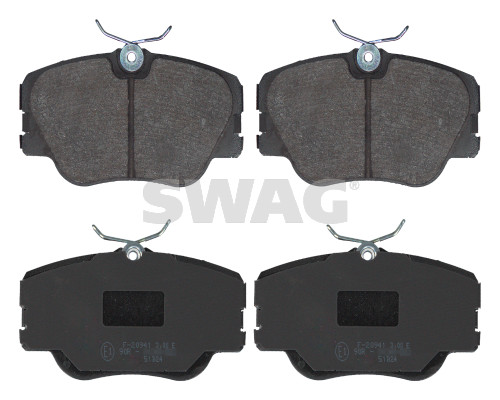 Brake Pad Set, disc brake - 10 91 6193 SWAG