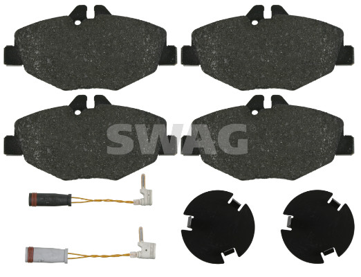 Kit pastiglie freno, Freno a disco - 10 91 6452 SWAG