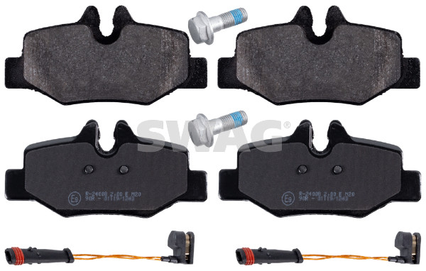 Brake Pad Set, disc brake - 10 91 6535 SWAG