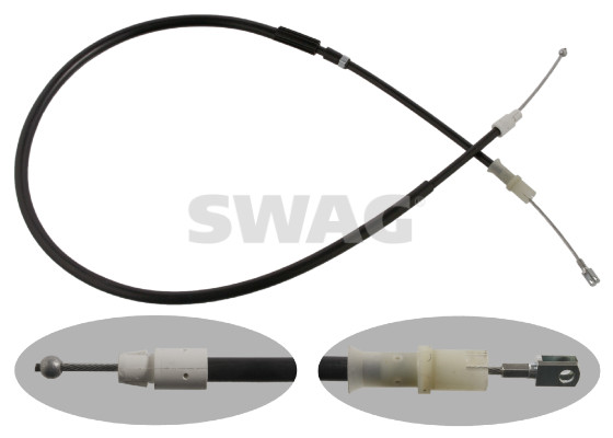 Cable, parking brake - 10 93 7272 SWAG