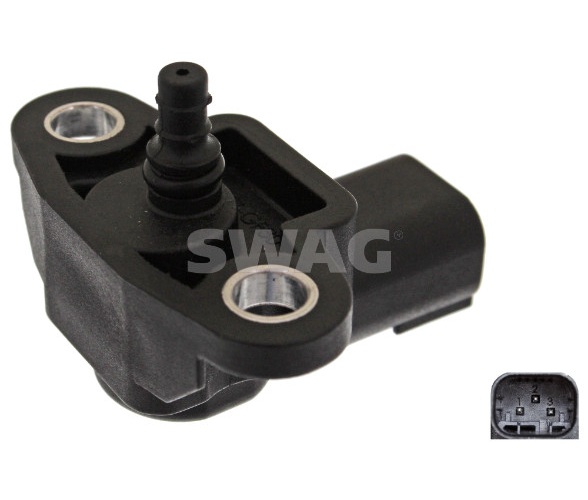 Sensor, boost pressure - 10 94 4466 SWAG