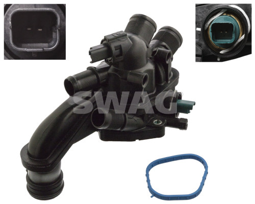 Thermostat, coolant - 11 10 3197 SWAG