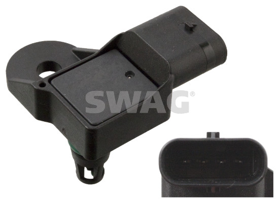 Sensor, intake manifold pressure - 20 10 3205 SWAG