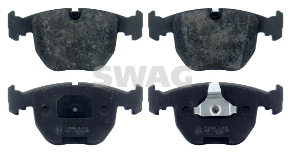 Brake Pad Set, disc brake - 20 91 6345 SWAG