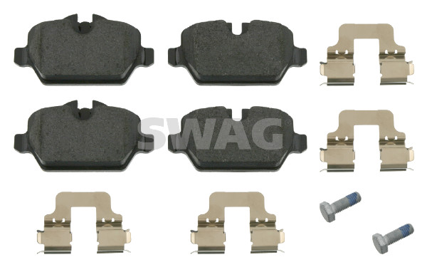 Brake Pad Set, disc brake - 20 91 6560 SWAG