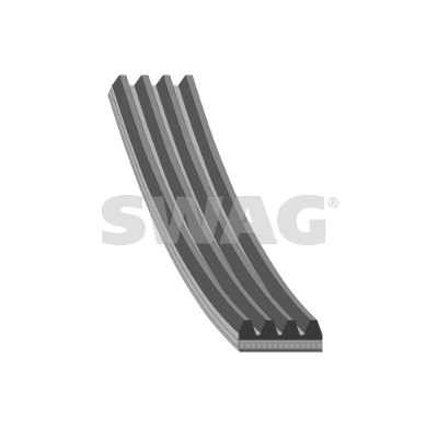 V-Ribbed Belt - 20 92 8785 SWAG