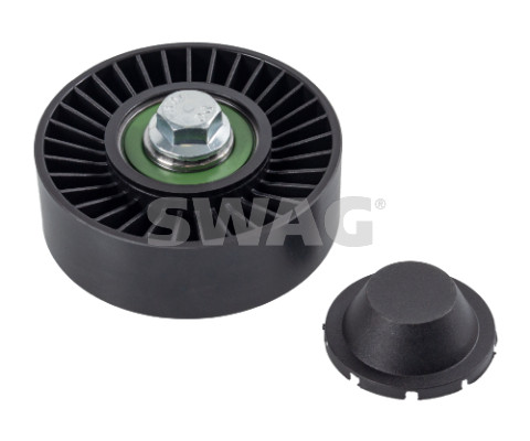 Deflection/Guide Pulley, V-ribbed belt - 20 93 0120 SWAG