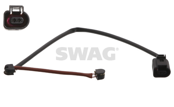 Warning Contact, brake pad wear - 20 93 3998 SWAG