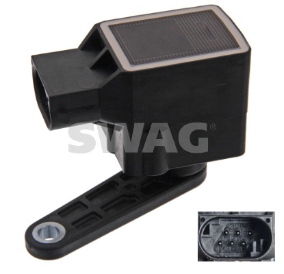 Sensor, headlight range adjustment - 20 93 6921 SWAG