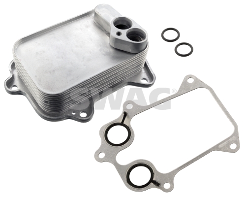 Oil Cooler, engine oil - 30 10 3299 SWAG