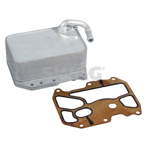 Oil Cooler, engine oil - 30 10 6498 SWAG