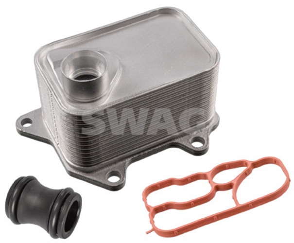 Oil Cooler, engine oil - 30 10 6907 SWAG