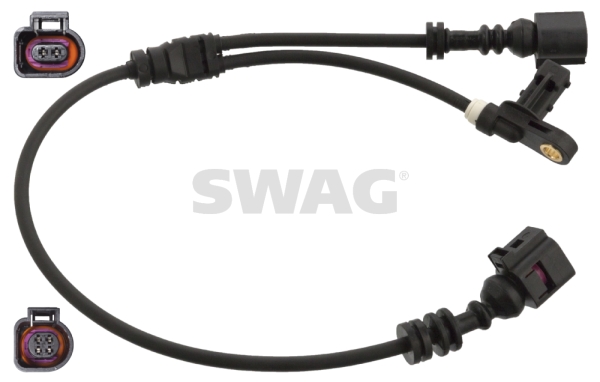Sensor, wheel speed - 30 10 6909 SWAG