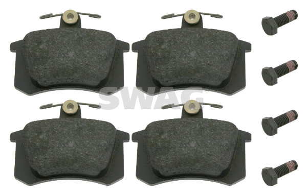 Brake Pad Set, disc brake - 30 91 6144 SWAG