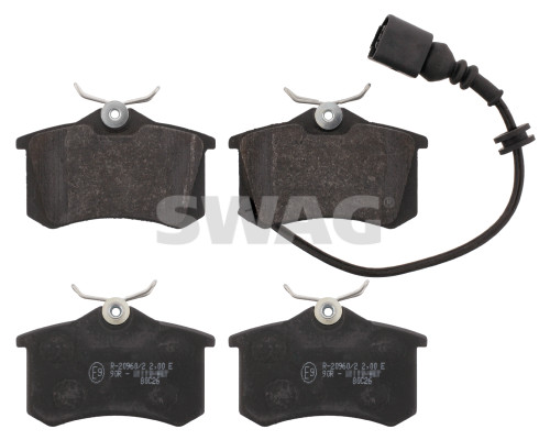 Brake Pad Set, disc brake - 30 91 6639 SWAG