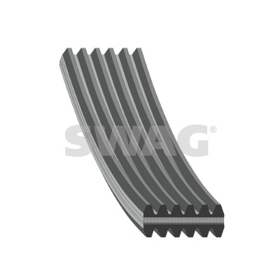V-Ribbed Belt - 30 93 4459 SWAG
