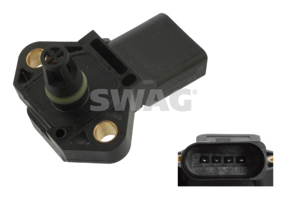 Sensor, boost pressure - 30 93 6116 SWAG