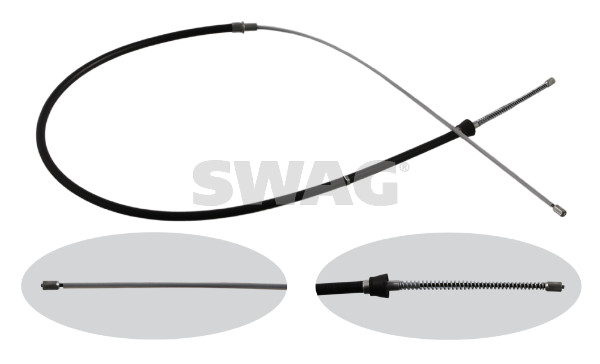Cable, parking brake - 30 93 6348 SWAG