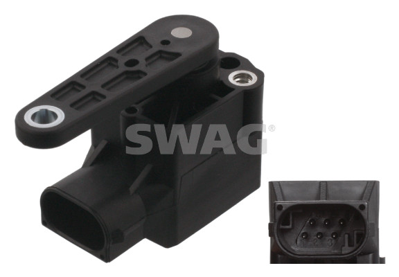 Sensor, headlight range adjustment - 30 93 7932 SWAG