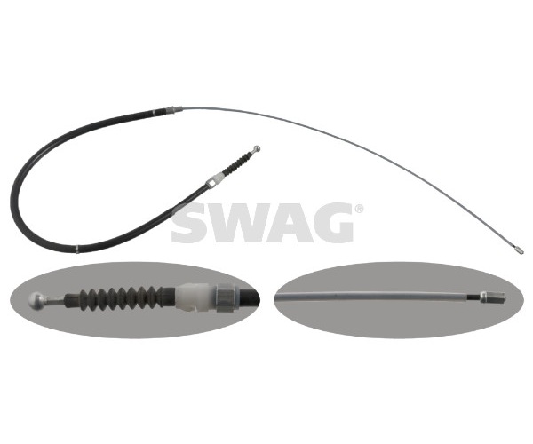 Cable, parking brake - 30 94 8306 SWAG