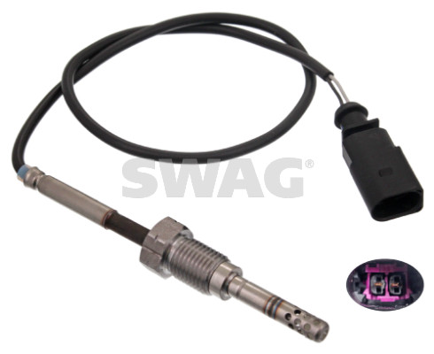Sensor, exhaust gas temperature - 30 94 9264 SWAG