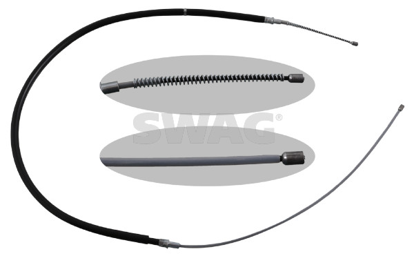 Cable, parking brake - 30 94 9623 SWAG